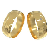 Alianças Par Aliança 7mm Tradicional Lite Ouro 18k Mt(7)l