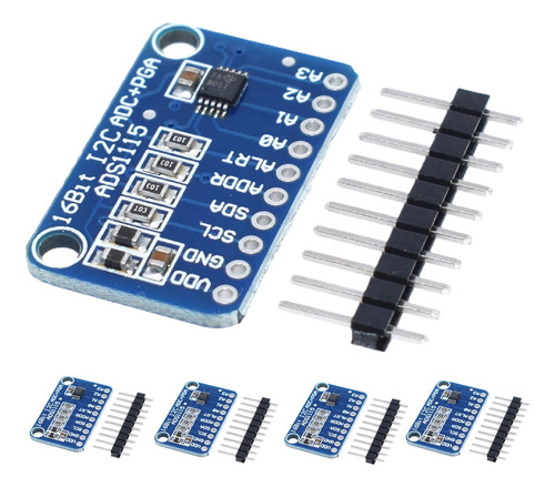 5x Conversor Analógico Digital Ads1115 16 Bits Adc Arduíno