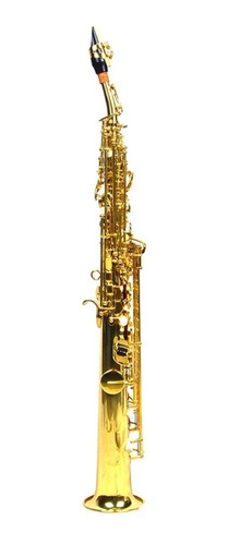 Saxofon Soprano Silvertone Laqueado Doble Tono Slsx008