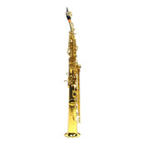 Saxofon Soprano Silvertone Laqueado Doble Tono Slsx008