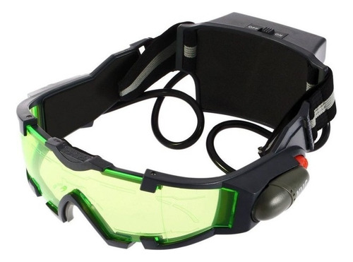 Lentes De Visión Nocturna Ajustable Lente Verde Motocicleta