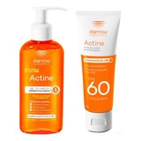 Kit Actine Gel De Limpeza 140g + Protetor Solar Facial 40g