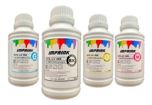 Tinta Imprink Dye Uv Coreana Para Brother 500ml 