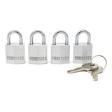 4 Candados 3/4 19mm Fortress Master Lock Acero 1820q P