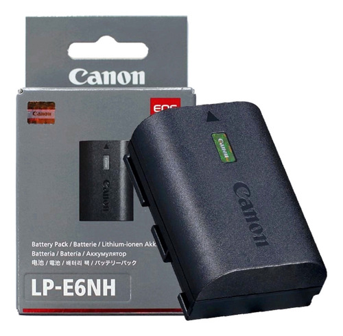 Bat-era Canon Lp-e6nh Para R5 R6 5d 6dii 7d 90d 80d 70d 60d