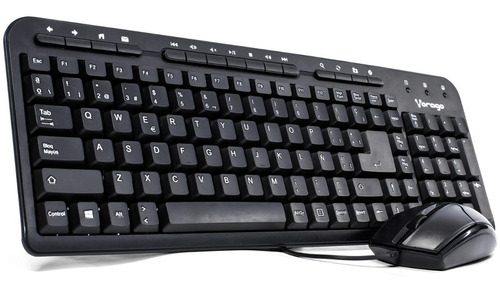 Kit Vorago Km-105 Teclado Y Mouse Alambrico Multimedia Usb