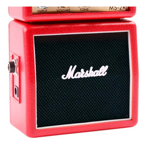 Amplificador Marshall Mini Ms-2r Cor Vermelho
