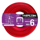 Cable Trefilcon Normalizado Unipolar 1x6mm Rojo X 25 Metros