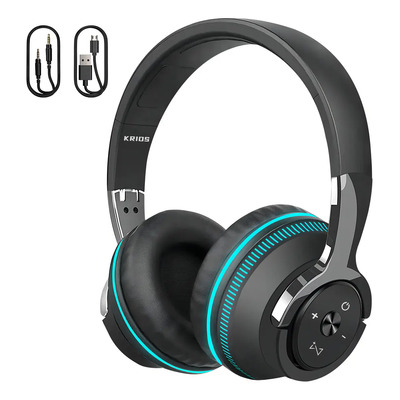 Audifonos Inalambricos Bluetooth Diadema Audífonos Gamer Krios H2 Con Microfono 650 Mah Luz Plegable Aux 3.5mm Para Xbox Pc Ps4 | MercadoLibre