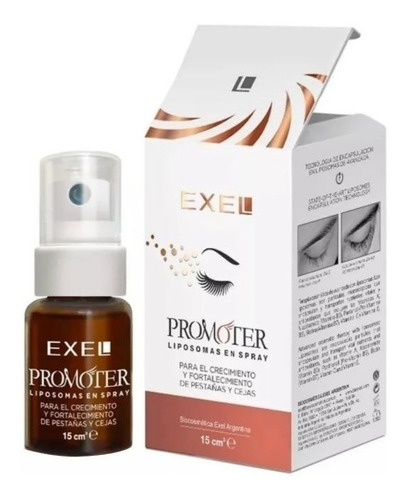 Promoter Liposomas Spray Crecimiento Cejas Pestañas Exel