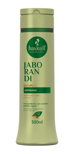 Shampoo Jaborandi Haskell Cabelos Oleosos Antiqueda 300ml