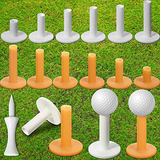 Camisetas Golf Plástico Skylety, 24 Unidades, 6 Tamaños Y 2