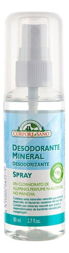 Spray Mineral Desodorante Potassium Alum 80ml Corpore Sano