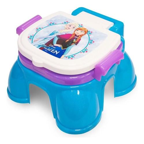 Pelela Portátil 3 En 1 Porta Rollo Frozen St Disney Color Turquesa