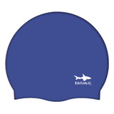 Gorras Natación Modelo Adulto Azul Marino - Escualo Diseño De La Tela Liso Talla Unitalla