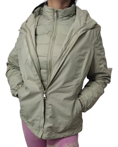 Campera Invierno Dama 2 En 1 Oferta 