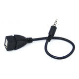 Cable Auxiliar De Audio Jack 3.5mm A Usb 2.0  De Enchufe