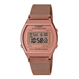 Reloj Casio Vintage B640 Color Rosa Oro Super Luz Led Alarma