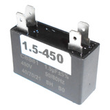 Capacitor Para Condensador Minisplit 1.5 Uf 450vac 