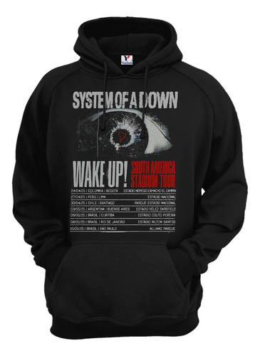 Sudadera System Of A Down, Unisex Capucha Y Cangurera M10