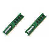 Memoria Ram Ddr2 4gb 2x2gb 800mhz Dimm Pc Nueva