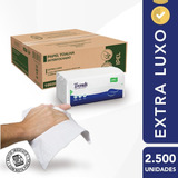 Papel Toalha Interfolha Para Banheiro 2500 Folhas Dupla Luxo