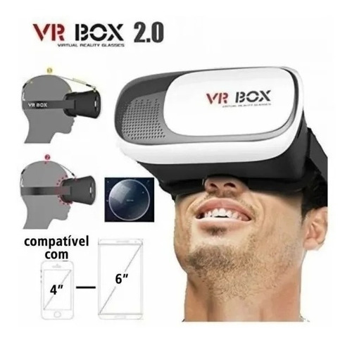 Oculos 3d Virtual Com Controle Filme Video Celular Jogos 788