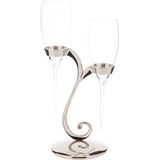 Copas Champagne Para Brindis Boda Con Soporte Elegante