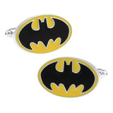 Mancuernillas Batman Caballero De La Noche Camisa Logos 2 Pz