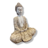 Buda Meditando Apto Exterior Resina Decooriental Oferta