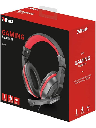 Headset Fone Gamer Trust Ziva  Pc/playstation/xbox P3 E P2