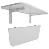 Mesa Cama Notebook Articulável Dobrável Multifuncional Top Cor Branco