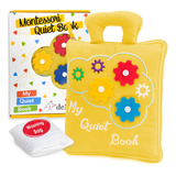 Democa Quiet Book Montessori Juguetes Para Niños Pequeños.