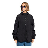 Campera Mujer Rompeviento Impermeable Bolsillos Capucha 