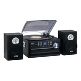 Tocadiscos 3-speed Stereo Turnable  Cd / Cassette / Radio 