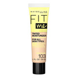 Base Hidratante Natural Fit Me De Maybelline Tono 103