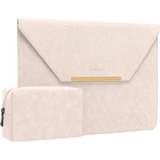 Funda Para Macbook Air/pro,13-13.3, 14 Cuero Solapa + Bolso 