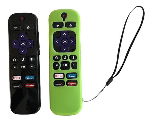 Control Compatible Con Pantalla Rca Roku Tv Funda Incluida