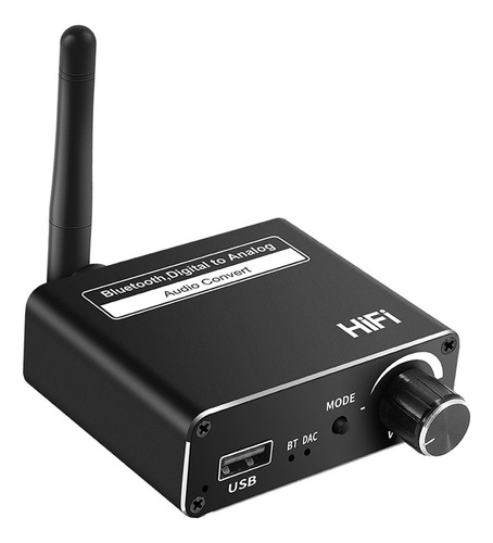 Bluetooth Usb Aux Reproductor Coaxial Convertidor De Digital