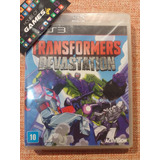 Transformers Devastation Ps3 Midia Física Usado 