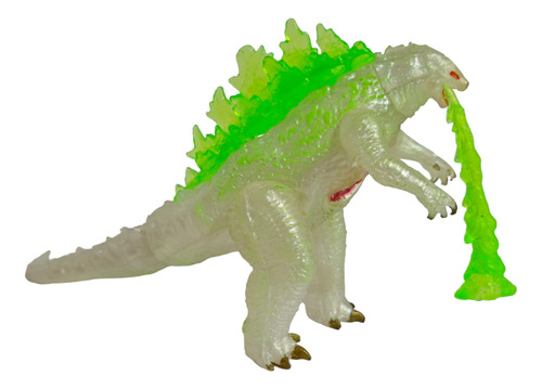 Figura Juguete Monstruo Godzilla White Con Luz