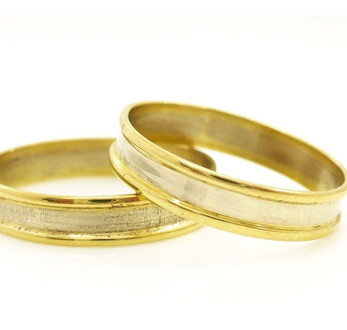 Alianzas Oro 18k 3 Grs El Par -anillos Compromiso-casamiento