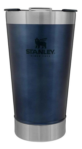 Copo Térmico Stanley Cerveja Azul 473 Ml Com Tampa Abridor