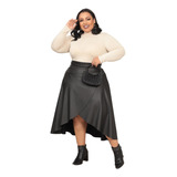 Saia Plus Size Envelope De Inverno Couro Sintetico Evangelic