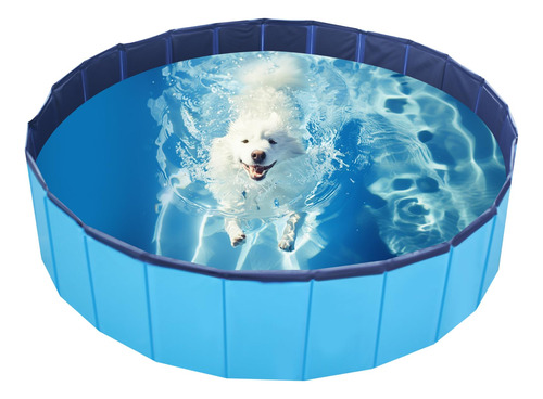 Piscina Plegable Para Mascotas, Plástico Duro, Portátil, Par