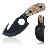 All In One Fixed Blade Skinning With Guthook, Camo, Ful...