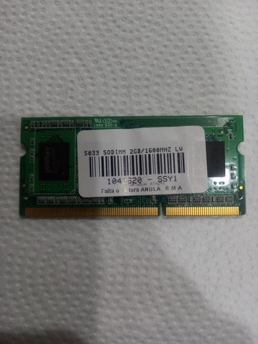 Memoria Ram Ddr3 2gb