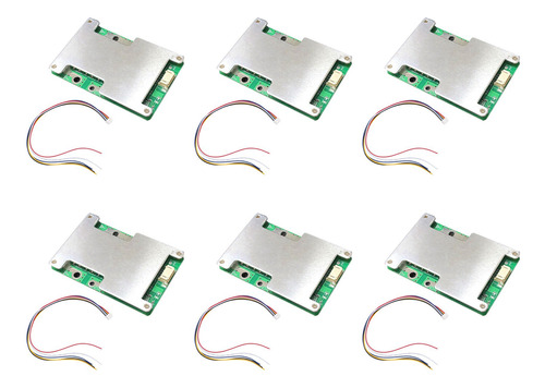 Placa De Proteção De Bateria De Lítio 6x 4s 12v 100a Lifepo4