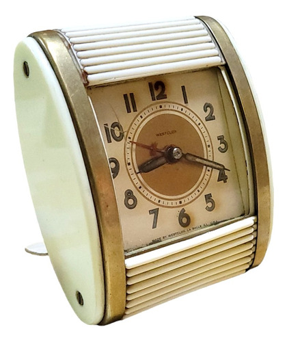 Reloj De Viaje Westclox, Ee.uu. Persiana, 60s, Reparacion/de