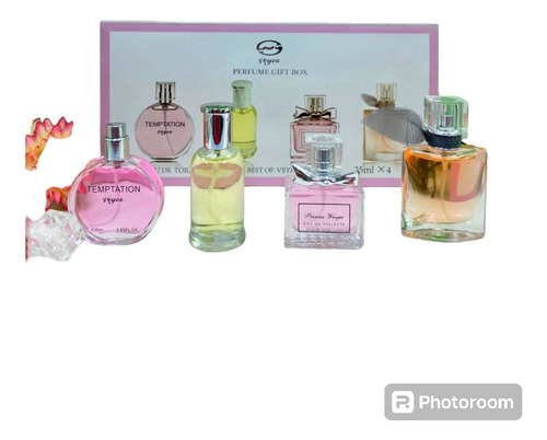 Pack 4 Perfumes Alternativo De Mujer Ideal Para Obsequios